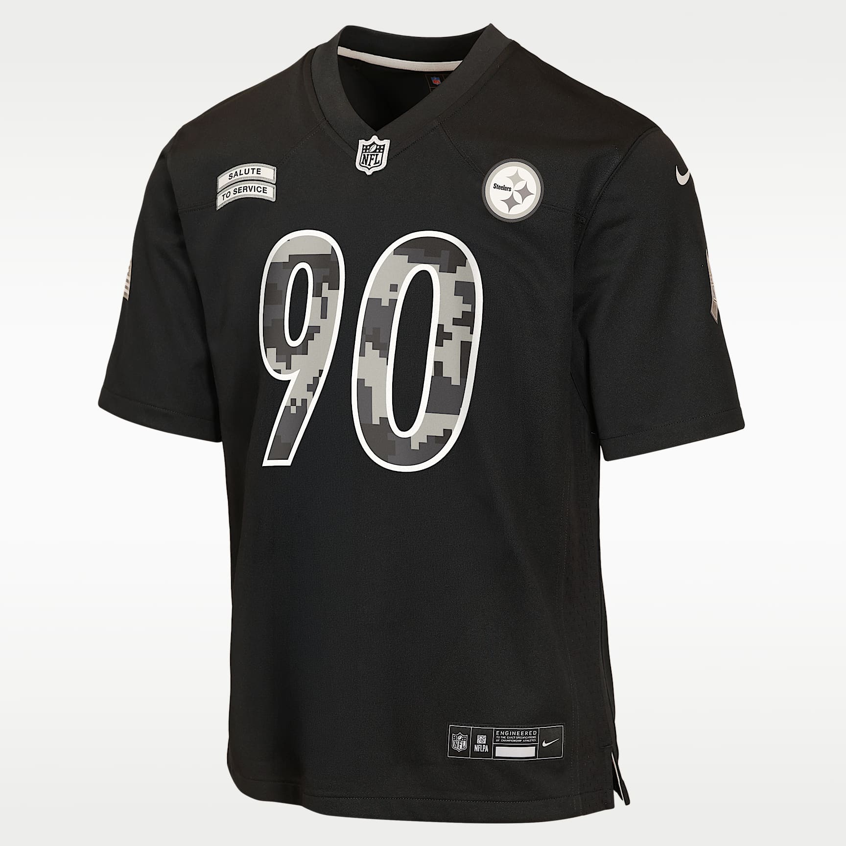 T.J. Watt Pittsburgh Steelers Salute to Service Big Kids' Nike NFL